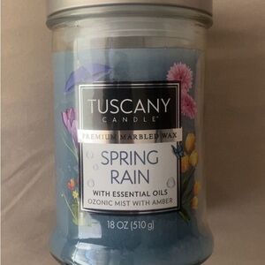 Spring Rain Scented Candle - Blue
